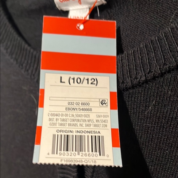 Cat & Jack Girls Black Cardigan - Picture 3 of 4